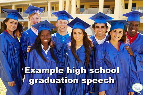high school graduation speech