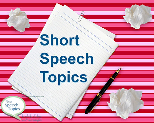 easy topics to write a speech on